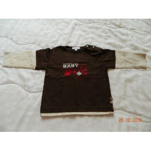 Polo Kimbaloo Coton 12 Mois Marron - Occasion