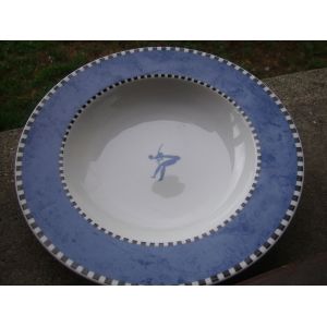 Assiette Creuse " Jungle Dance - Occasion