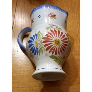 Grand PichetEn Fa&iuml;ence H.B Henriot Quimper - Estampill&eacute; Et Sign&eacute; (Mip)- 1,25litre Ou 1 25cl Env. -19x12cmEnviron - Occasion