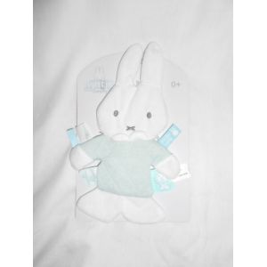 Doudou Miffy Nijntje Menthe Vert Lapin Olmitos Collection Tiamo Mjn415 Plat Ruban Pull Tricot - Occasion