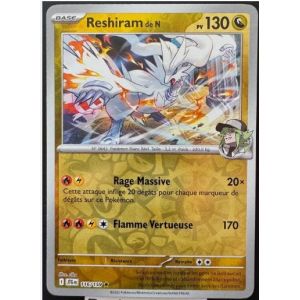 Carte Pok&eacute;mon - Reshiram De N - 116/159 - Holo-Reverse - Ev9 Aventures Ensemble - Occasion