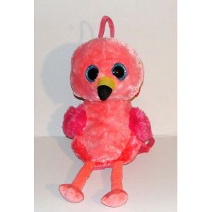 Peluche Flamant Rose Gilda Sac A Dos Ty Doudou Oiseau Beanie Boss Juratoys - Occasion