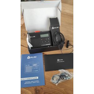 Cassette Player KLIM K7 - Lecteur Cassette Audio - Convertisseur Audio en MP3 - Microphone et Haut-Parleur int&eacute;gr&eacute;s - Batterie Rechargeable - Ecouteurs - Carte SD 16GB - Occasion