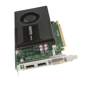 Carte NVIDIA Quadro K2000 700103-001 713380-001 Dual DisplayPort DVI-I Pci-e 2Go - Occasion