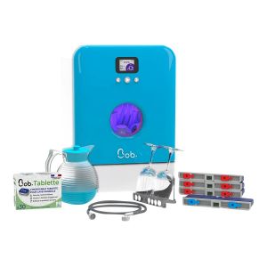 Daan Tech Bob Premium Pack - Lave-vaisselle - portable - bleu maya - Occasion