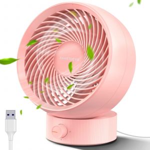 Ventilateur de bureau SmartDevil, ventilateur de bureau USB, ventilateur de bureau silencieux, ventilateur de bureau à vitesse continue, ventilateur de refroidissement de table avec alimentation USB - Occasion