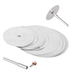 Kit 11 pièces de Mini lame scie circulaire-meulage électrique disque de coupe - outil rotatif pour coupe métal - disques de coupe du bois - Occasion