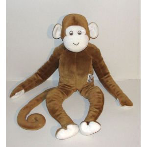 Peluche Singe Ajena 50 Cm - Doudou Singe Ouistiti Marron - Occasion