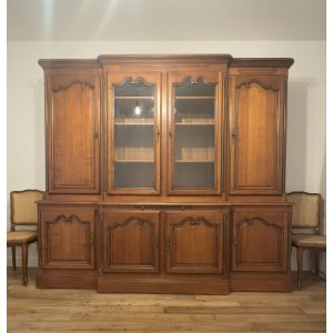 Grande biblioth&egrave;que / vaisselier en bois massif &ndash; excellent &eacute;tat - Occasion