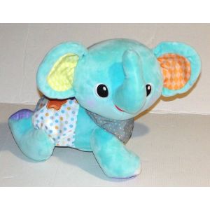 peluche interactive elephanteau suis moi marche parle et chante en fran&ccedil;ais vtech 24cm - Occasion