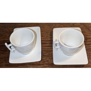 Duo De Tasses À Café Afibel - Occasion