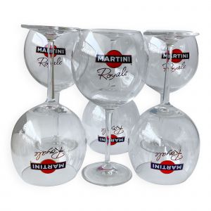 Verres Martini Royale Piscine Ballon Vintage Verre Spritz Transparent - Occasion