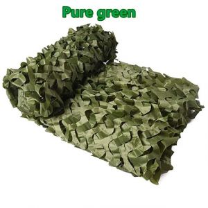 Filet de camouflage militaire,uniforme militaire de jardin,filet de camouflage de chasse,filet de camouflage pour tente de voiture,blanc sarcelle noir marine beige - Type Pure green-3x10m - Occasion