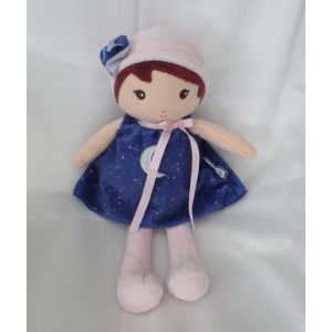 Poupée Doudou Aurore Tendresse Rose Robe Bleu Lune Kaloo - Occasion