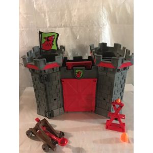 CITADELLE CHATEAU FORT PLAYMOBIL PLIABLE ET TRANSPORTABLE - Occasion