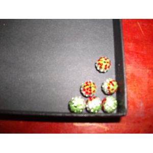 6 Perles Shamballa Italie - Occasion