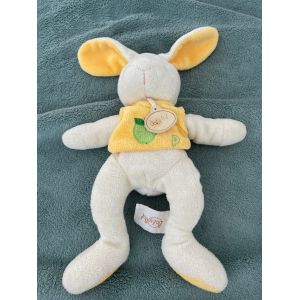 Doudou Peluche Lapin Baby Nat Pomme Brodée - Occasion