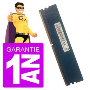 4Go RAM DDR4 PC4-19200U RAMAXEL RMUA5120MB86H9F-2400 01AO804 DIMM PC Bureau - Occasion