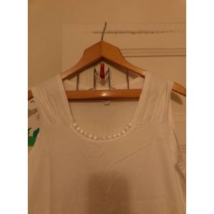 Débardeur Blanc 42 Xl Afibel. - Occasion