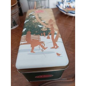 Boite Rectangulaire Longue En Metal Delacre - Occasion