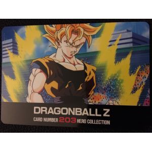 Carte Dragon Ball Z Dbz 203 Hero Collection Card Number 203 Made In Japan 1994 - Occasion