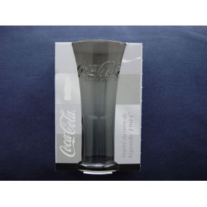 Verre Coca-Cola De Collection Transparent Et Grisé 14,5 Cm - Occasion