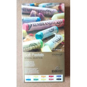 Rembrandt Bo&icirc;te De 10 Pastels Couleurs Tendres Extra Fins - Occasion