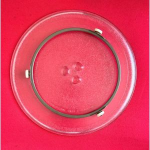 Plateau tournant de Micro onde de diametre 25 cm- Diamètre universel- vendu avec anneau de support tournant - Occasion