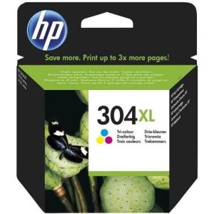 HP 304XL - à rendement élevé - tricolore à base de colorant - originale - cartouche d'encre - pour Deskjet 3720, 3730, 3732 - Occasion