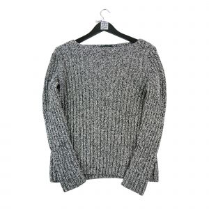 Reconditionn&eacute; - Pull Femme Soie Et Lin Noir - Taille M - Femme - Noir - Occasion