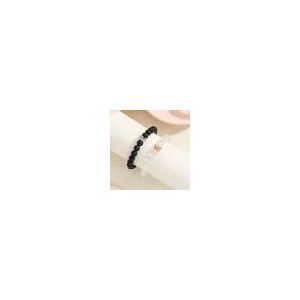 2pcs Handmade Crown Beaded Charms Bracelet Luminou Heart Glow In The Dark Couple Bracelet For Lover Men Women Fluorescent Gift - Occasion