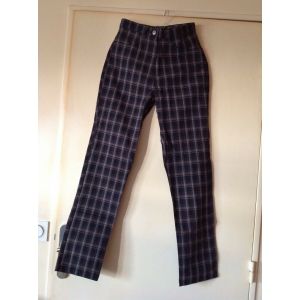 Pantalon Droit Style Écossais À Carreaux Neuf Taille S - Occasion