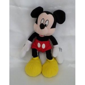 Doudou Peluche Mickey Short Rouge Tissu Rouge Jemini Disney - Occasion