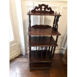 Casier à musique en bois de palissandre-Meuble à étagères- époque XIXème siècle - Occasion