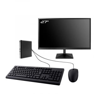 PC HP ProDesk 400 G4 DM Ecran 27" Intel I7-8700T RAM 32Go SSD 240Go W11 Wifi - Occasion