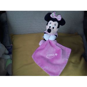 Doudou Souris Minnie Rose Mouchoir Luminescent Disney Simba Toys - Occasion