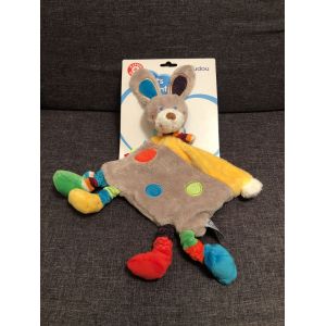 Doudou Lapin Mots D Enfants Plat - Occasion