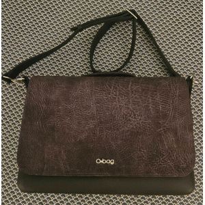 Cartable O'BAG Homme avec rabat en cuir véritable - Occasion