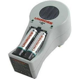 Chargeur de piles Uniross X-PRESS 300 Rondes jusqu&#39;à 4 x 1,5V Ni-MH / Ni-Cd battery charger AAB04511-A-3 AABO4511-A-3 AA AAA 9V Chargeur - Occasion