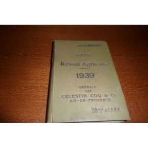 agenda réveil agricole 1939 de celestin coq - Occasion