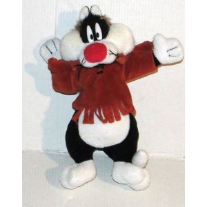 peluche titi et gros minet warner bros 2002 doudou sylvestre giocattoli ferrero - Occasion