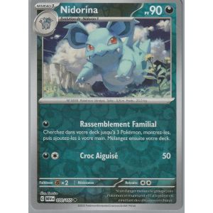 Carte Pokémon - Nidorina - 030/165 - Reverse - Ev3,5 151 Mew - Occasion