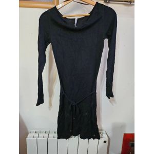 Robe Noir Bonobo Jean Essential Pour Woman Xs - Occasion