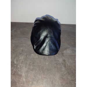 Chic Et &Eacute;l&eacute;gant B&eacute;ret Noir En Cuir Pu Pour Homme Avec Syst&egrave;me De R&eacute;glage Par Pression. Id&eacute;al Pour L'automne, L'hiver Et Le Printemps . Taille Unique - Occasion