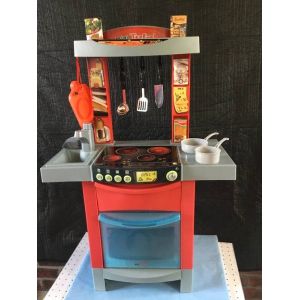 jouet : cuisini&egrave;re &eacute;lectronique sonore lumineuse - t&eacute;fal - mini t&eacute;fal - Occasion