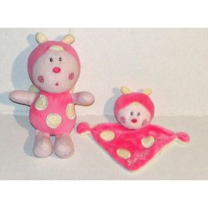 doudou luminou papillon coccinelle lot 2 insectes jemini - Occasion