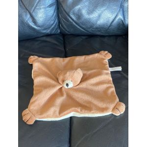 DOUDOU PLAT FRANCE IMPORT PRODUCTION FIP OURS MARRON ECRU - Occasion