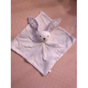 doudou lapin blanc bout'chou - Occasion