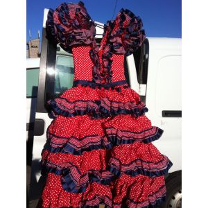 Robe De Flamenco Enfant Valeur 370 Euros - Occasion