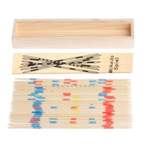 Traditionnel Mikado Spiel B&acirc;tons De Ramassage En Bois Set Jeu Traditionnel Avec Jouet De Bo&icirc;te - Occasion